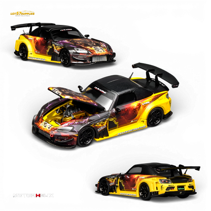 MotorHelix Honda S2000 Js Racing Maou - Maou Livery 1:64 Diecast Model Car