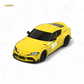 OM Model Toyota supra A90 Initial D MT GHOST in Yellow 1:64