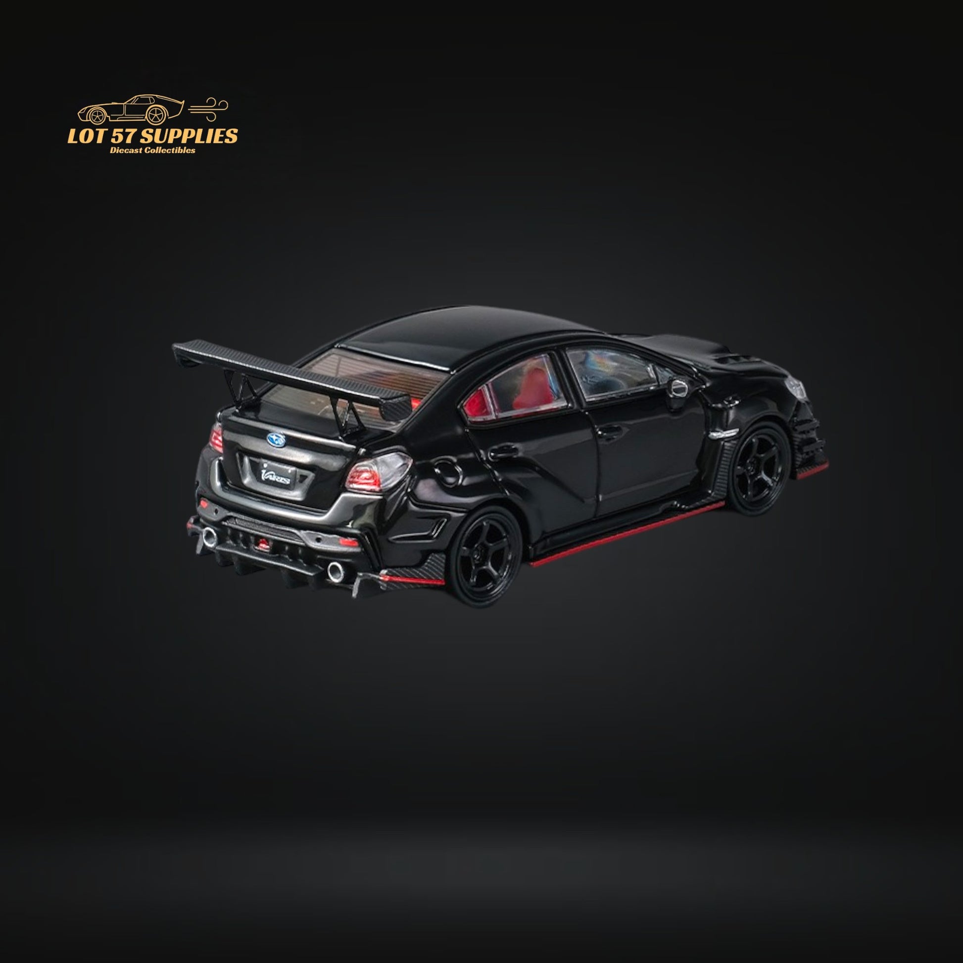 CM Model Subaru WRX STI Body Kit Black 1:64 CM64-STI-03