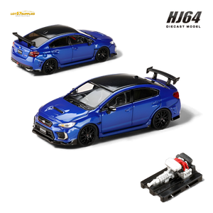 Hobby Japan Subaru S208 WR Blue Pearl 1:64 Diecast Model