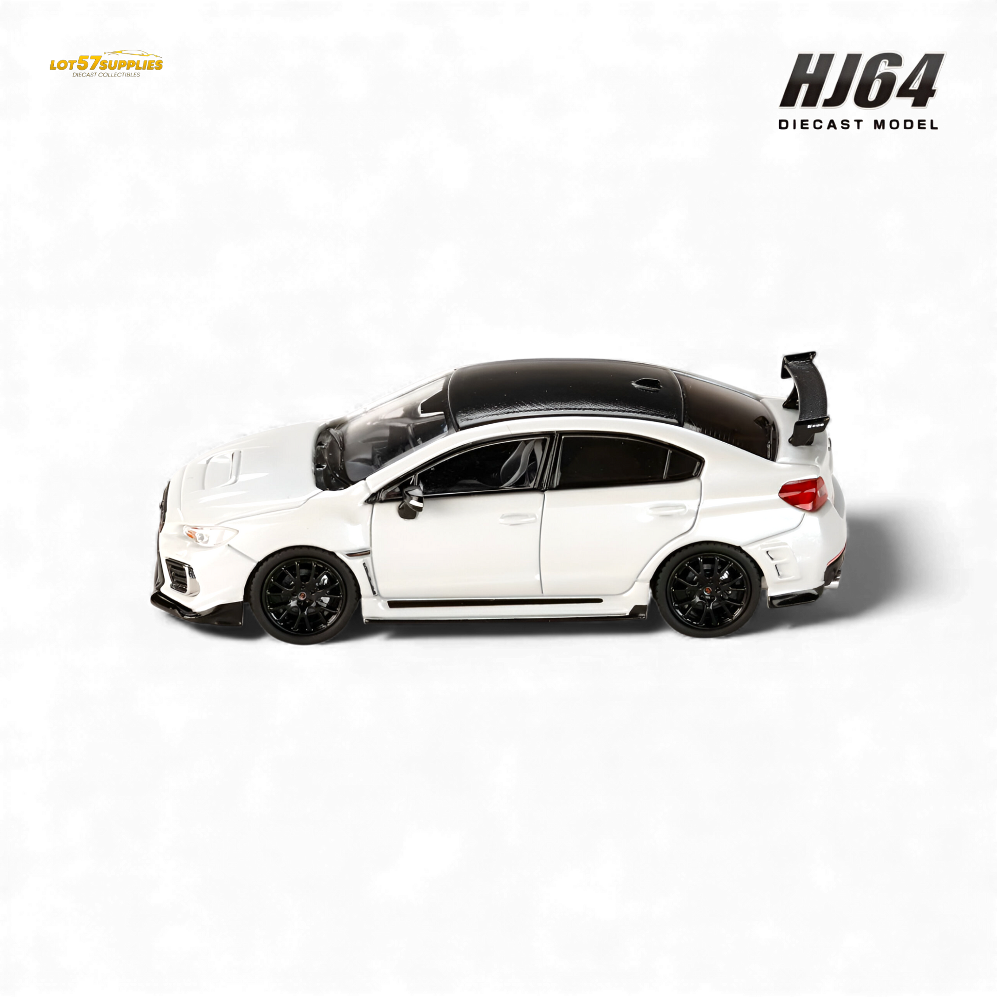 Hobby Japan Subaru S208 NBR Challenge Package Crystal White Pearl 1:64 Diecast Model