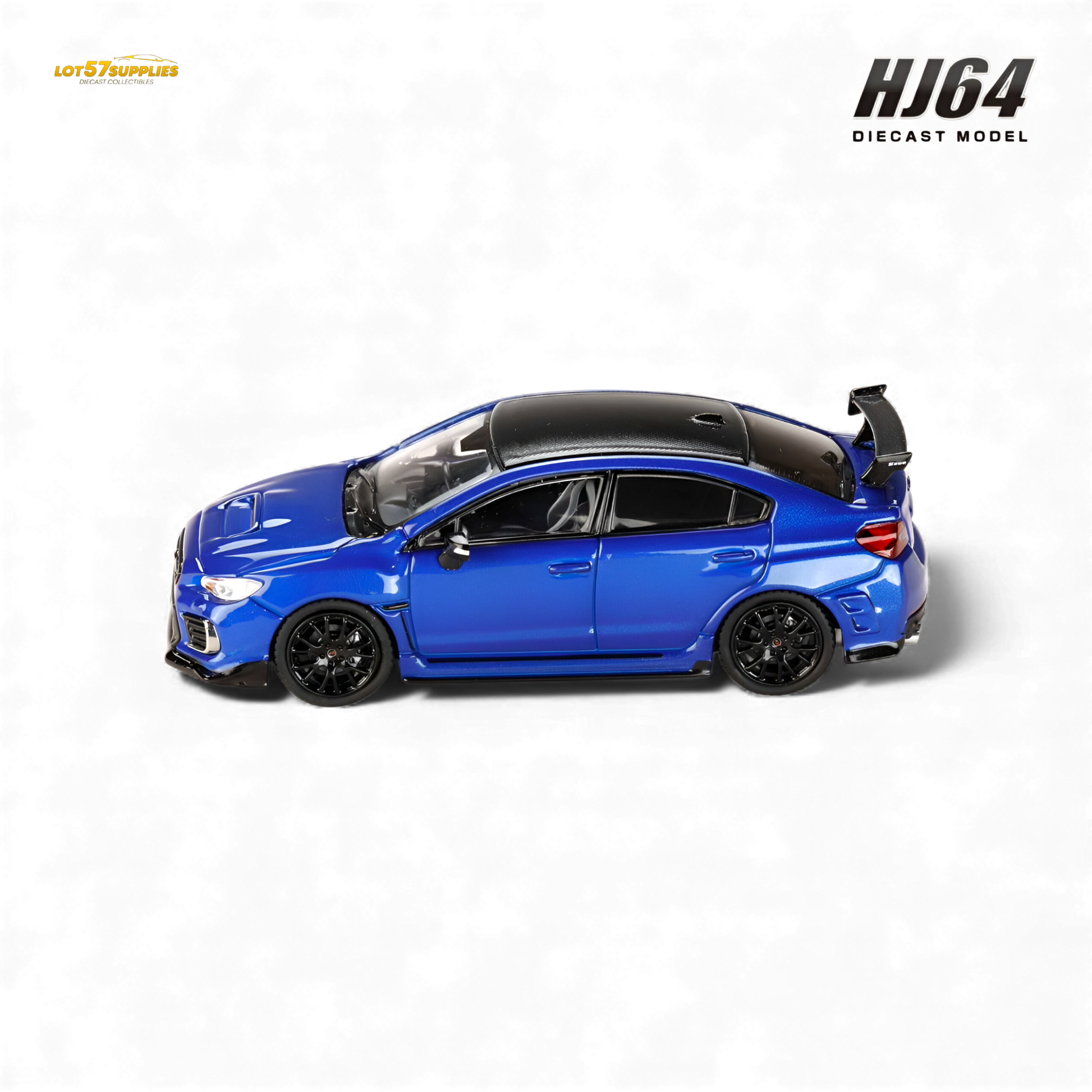 Hobby Japan Subaru S208 WR Blue Pearl 1:64 Diecast Model