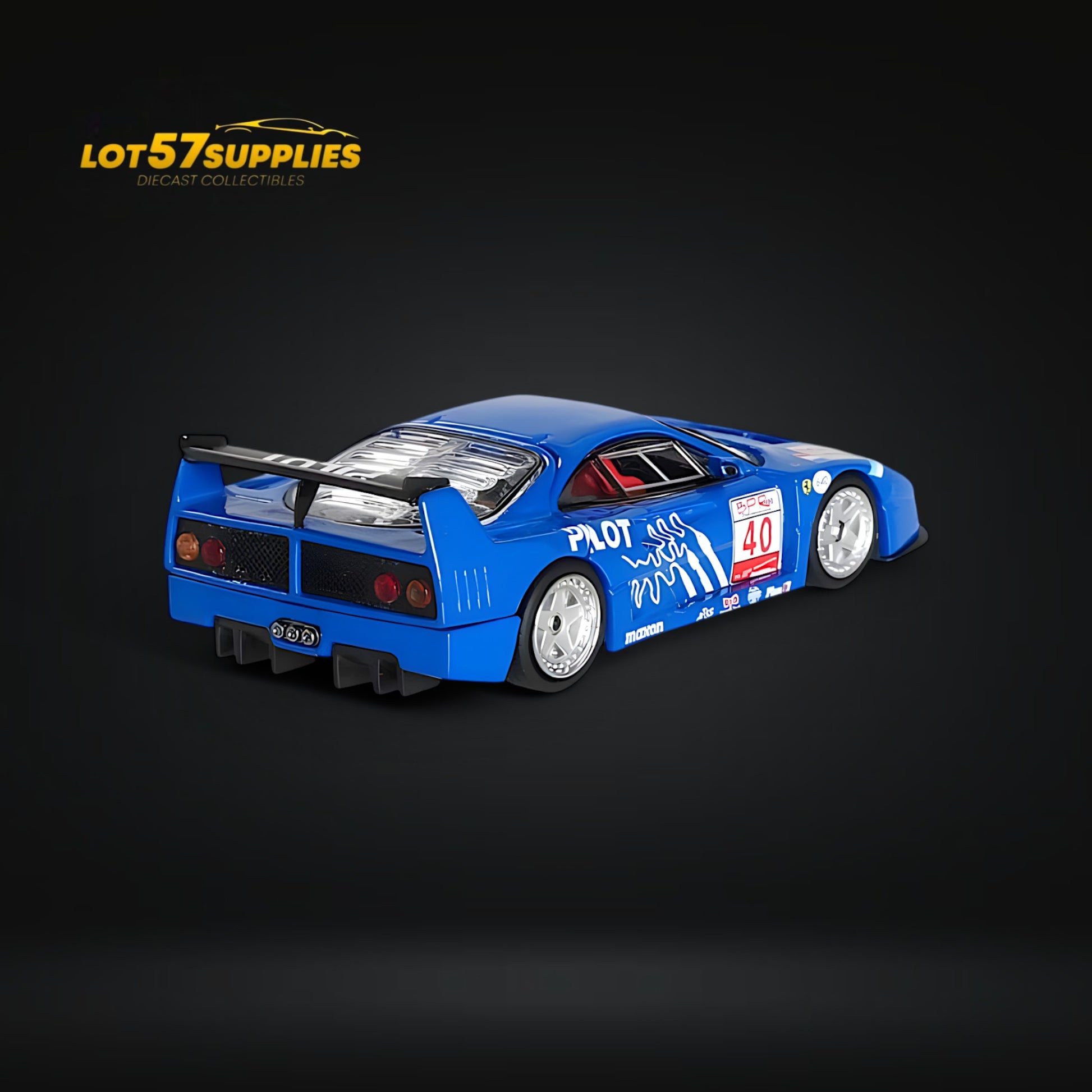 Stance Hunters F40 LM Pilot Blue #40 Legend Series Luxury Box 1:64