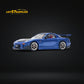 Pop Race Mazda RX-7 Re-Amemiya Metallic Blue 1:64