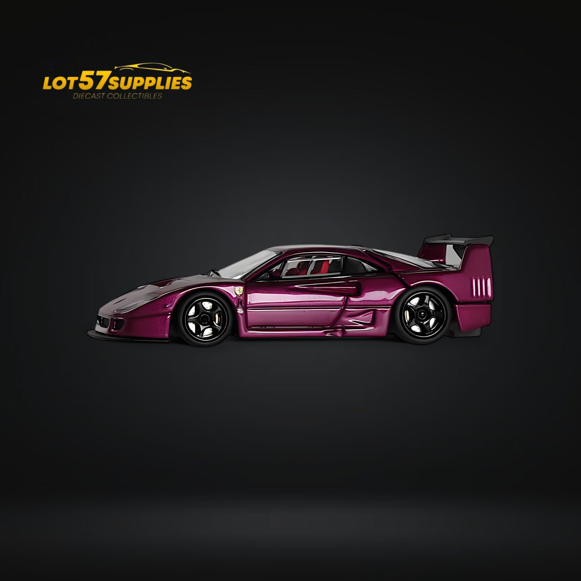 Stance Hunters F40 LM Dark Purple Legend Series Luxury Box 1:64