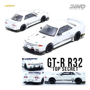 (Pre-Order) INNO64 TOP SECRET VR32 GT-R - White 1:64