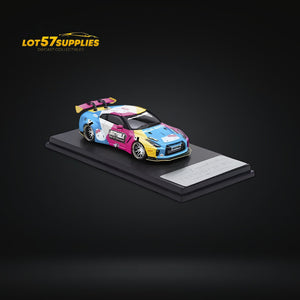 MC Skyline GT-R R35 LBWK 1.5 Hello Kitty Livery 1:64