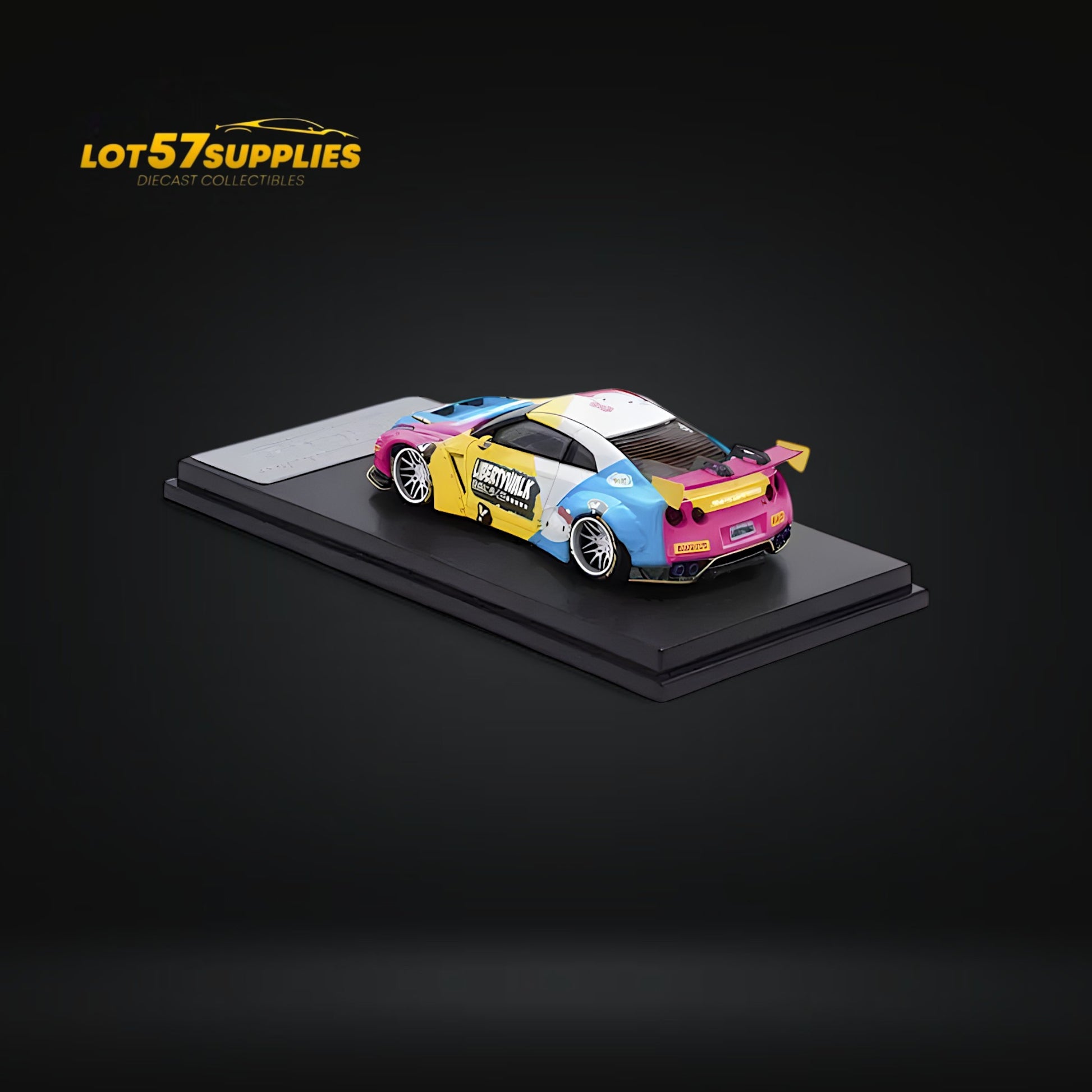 MC Skyline GT-R R35 LBWK 1.5 Hello Kitty Livery 1:64