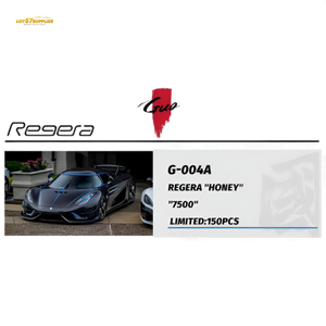 (Pre-Order) GUO Koenigsegg Regera - Black "Honey" 1:64 - G-004A