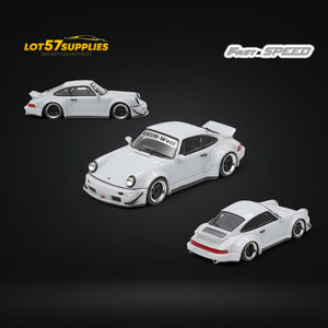 Fast Speed FS Rauh-Welt RWB964 Wide-Body Duck Wing - Grey 1:64