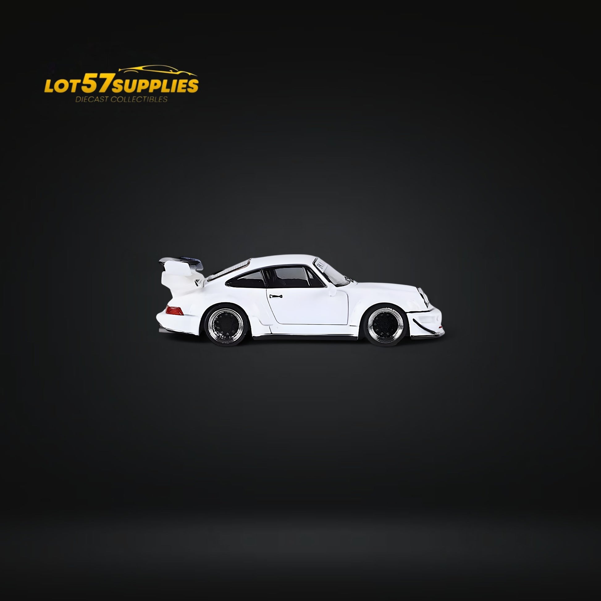 Fast Speed Porsche 964 RWB Widebody DREAMCATCHER GT Version Rear Wing in White 1:64