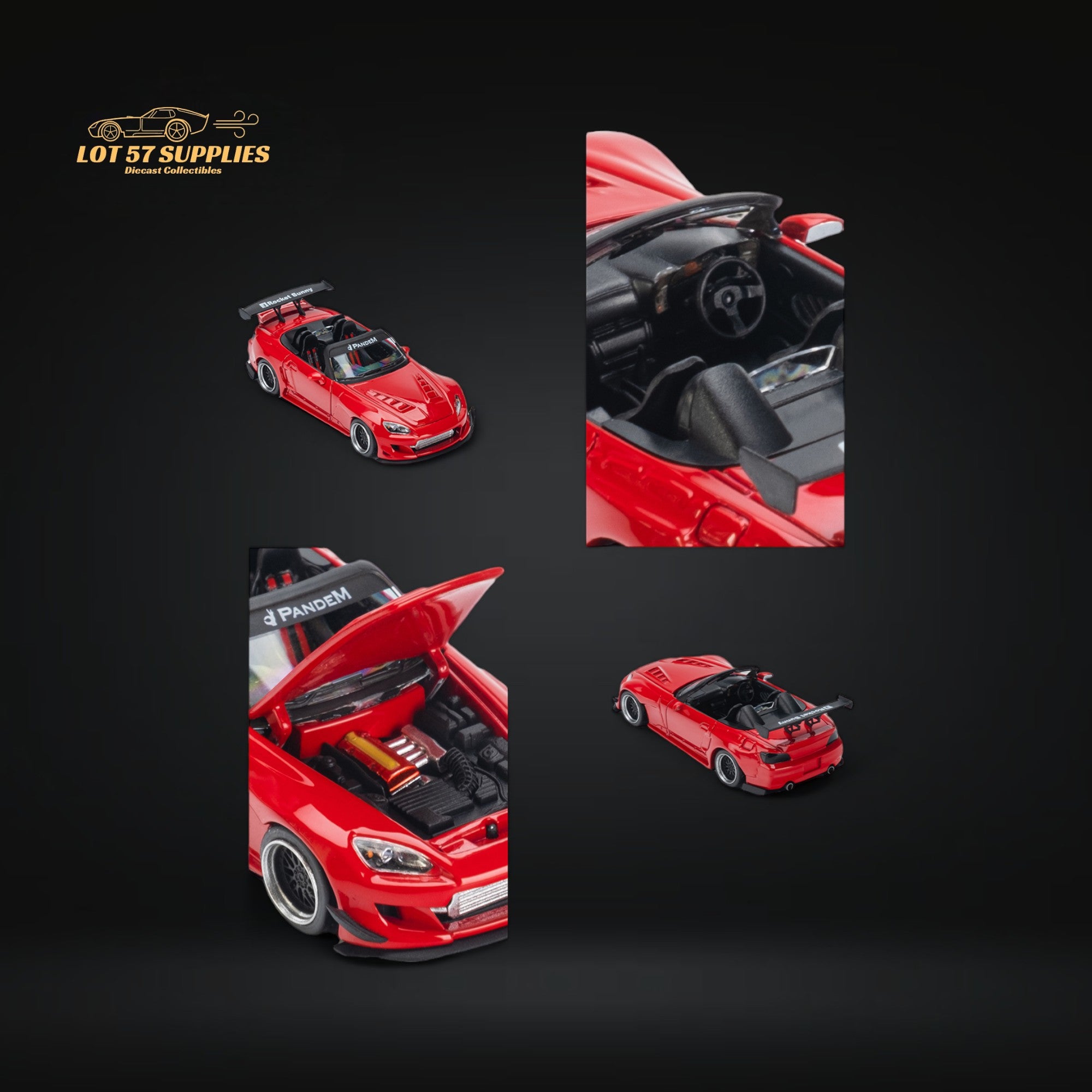 Microturbo Honda S2000 Roadster Pandem Rocket Bunny Aero Kit