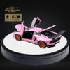 PGM Lamborghini Aventador LP700-4 LBWK Pink Fully Openable Luxury Base 1:64 PGM-640412LUX