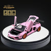 PGM Lamborghini Aventador LP700-4 LBWK Pink Fully Openable Luxury Base 1:64 PGM-640412LUX