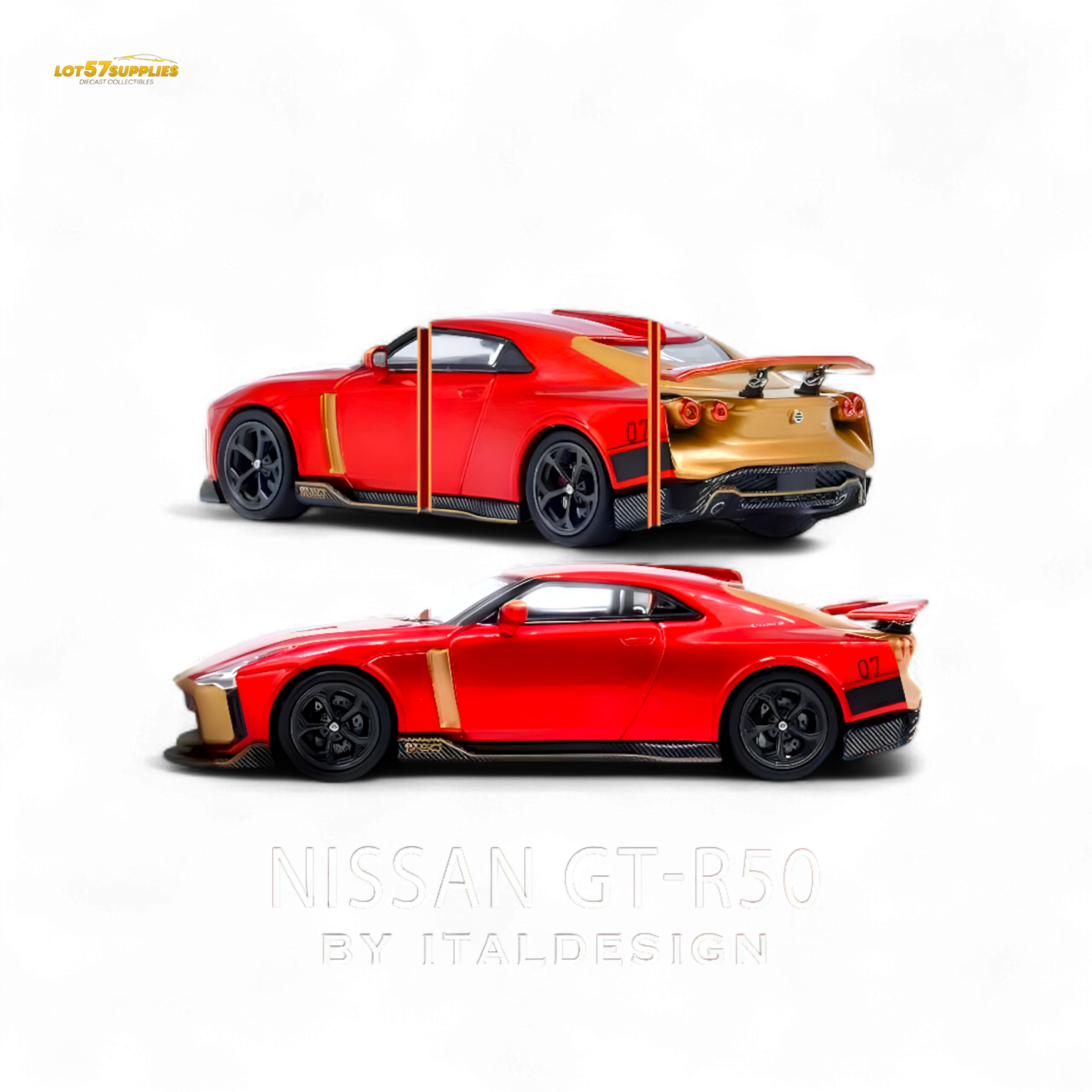 (Pre-Order) INNO64 R50 GT-R - Red 1/64