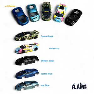 (Pre-order) Flame Huracan LP610-4 LWBK WideBody Resin - 1:64