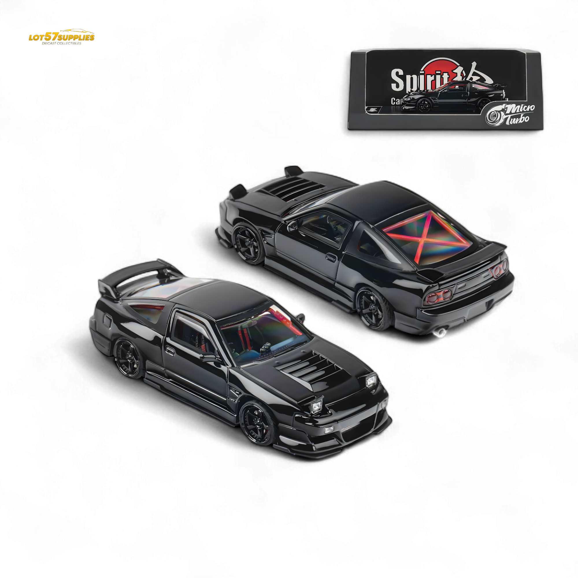 MicroTurbo 180SX Type X 1:64 Diecast | LOT57 Supplies