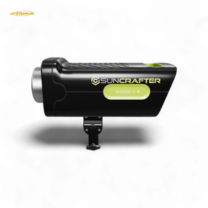 Black Suncrafter light on a white background