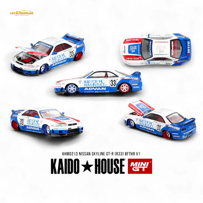(Pre-Order) Kaido House Nissan Skyline GT-R (R33) BFTHR V1 - 1:64