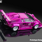 (Pre-Order) Topart LBWK Countach - Flash Pink White 1:64