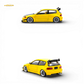 (Pre-Order) YM Model Pandem Honda Civic EG4 K20 - Yellow Carbon Cover 1:64