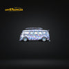 Liberty64 VW Volkswagen T1 Van Kombi Widebody Dark Sunflower Livery in Blue 1:64