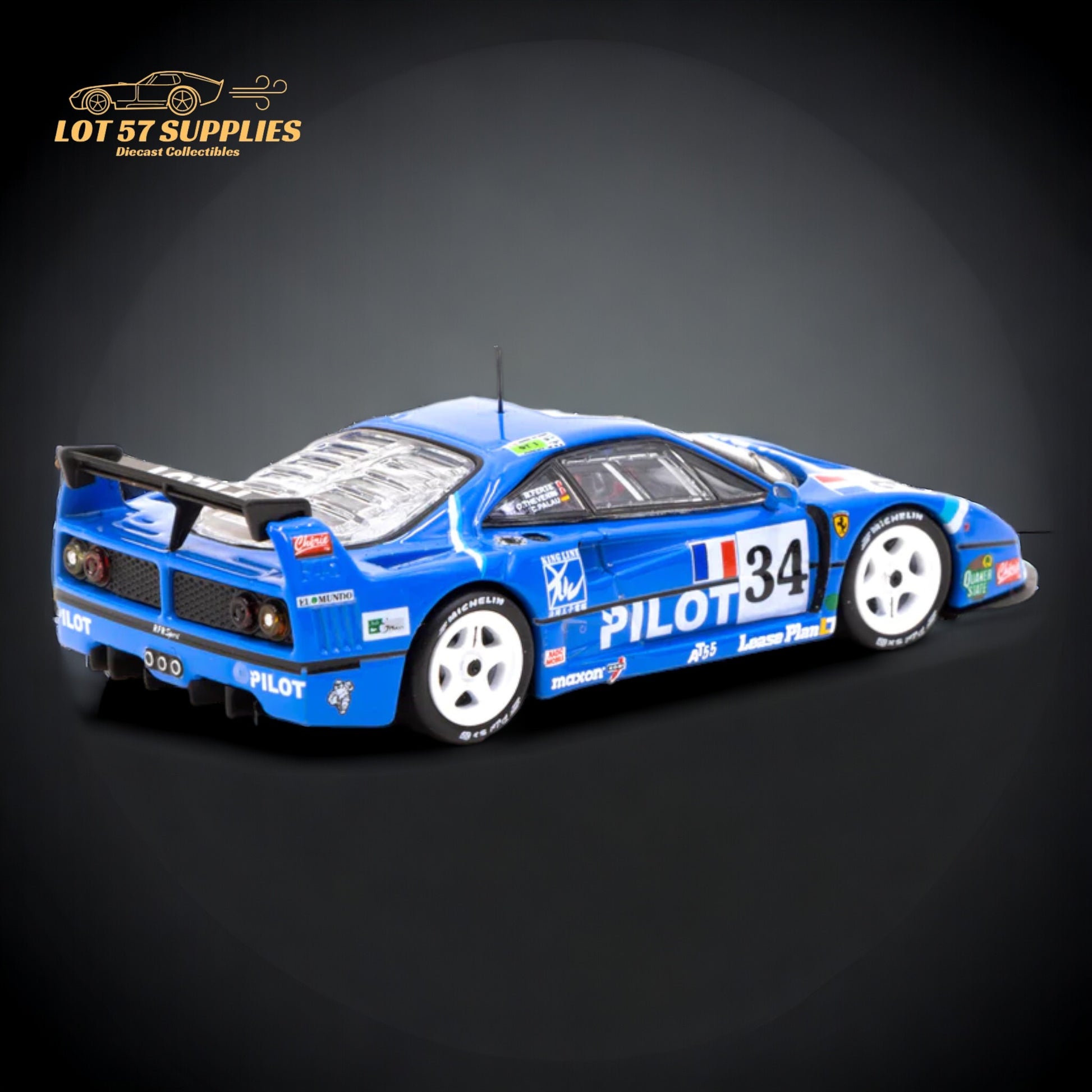 Tarmac Works Ferrari F40 LM 24h of Le Mans 1995 M Ferte T64-075-95LM34 1:64