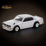 Tarmac Works Global64 Nissan Skyline 2000 GT-R in Silver T64G-043-SL 1:64