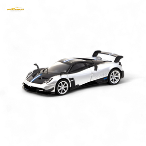 Model car on a white background