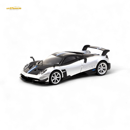 Model car on a white background