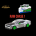 RAW CHASE Tarmac Works Global64 Dodge Challenger SRT Hellcat Green Metallic LBWK T64G-TL039-GR 1:64