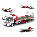 Unique Model Hino 300 Dutro Flatbed Tow Truck World Champion Livery 1:64 Diecast Model
