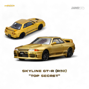 (Pre-Order) INNO64 TOP SECRET BNR32 GT-R - 650R Gold 1:64