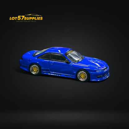 Tarmac Works Global64 VERTEX Silvia S14 Blue Metallic 1:64