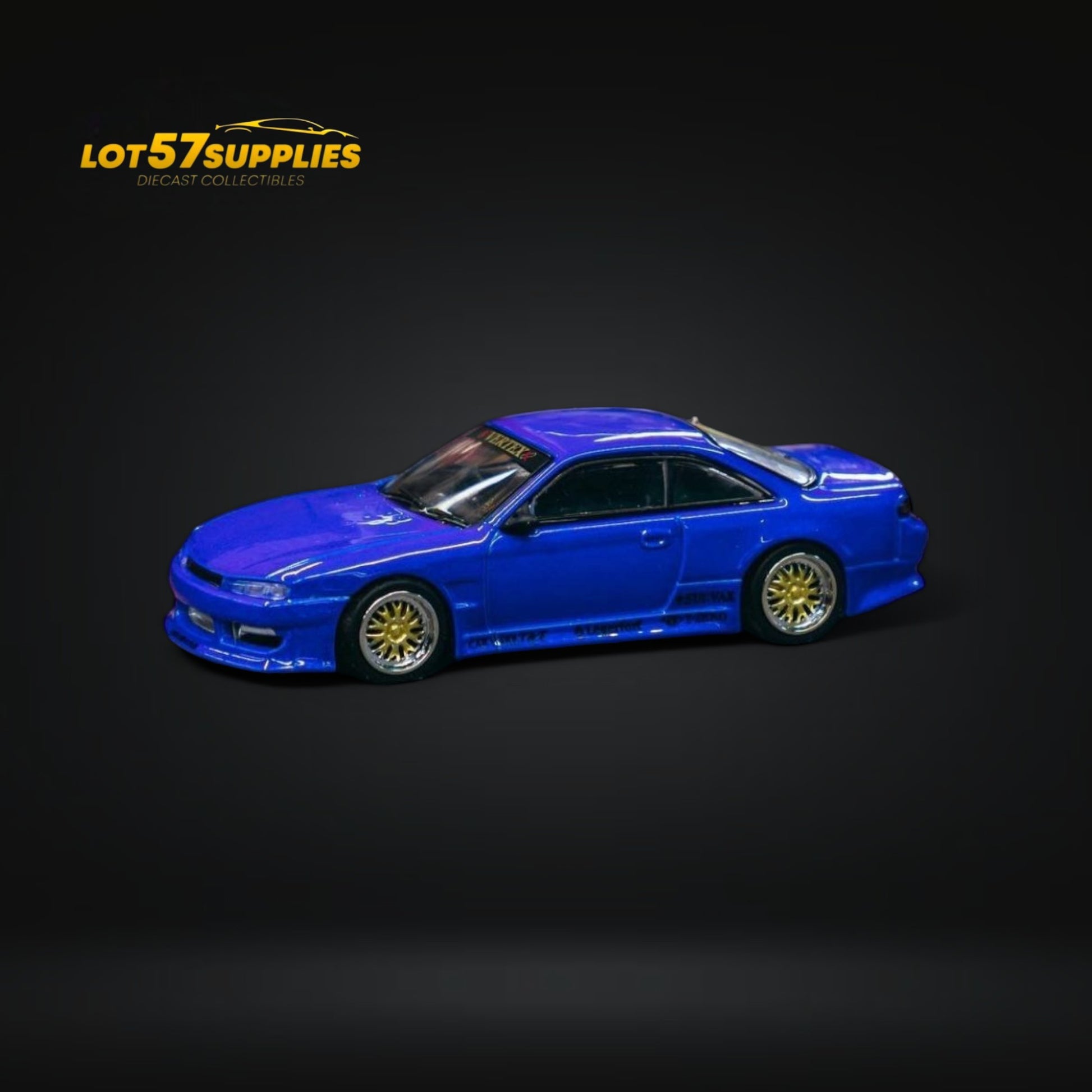 Tarmac Works Global64 VERTEX Silvia S14 Blue Metallic 1:64