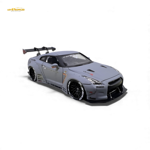 Error404 LB-Works Nissan Skyline GT-R R35 Fighter Grey Limited to 299 Pcs 1:64