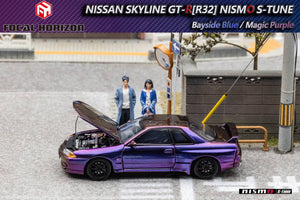 Focal Horizon Nissan Skyline R32 GT-R 3rd Gen S-Tune Magic Purple 1:64