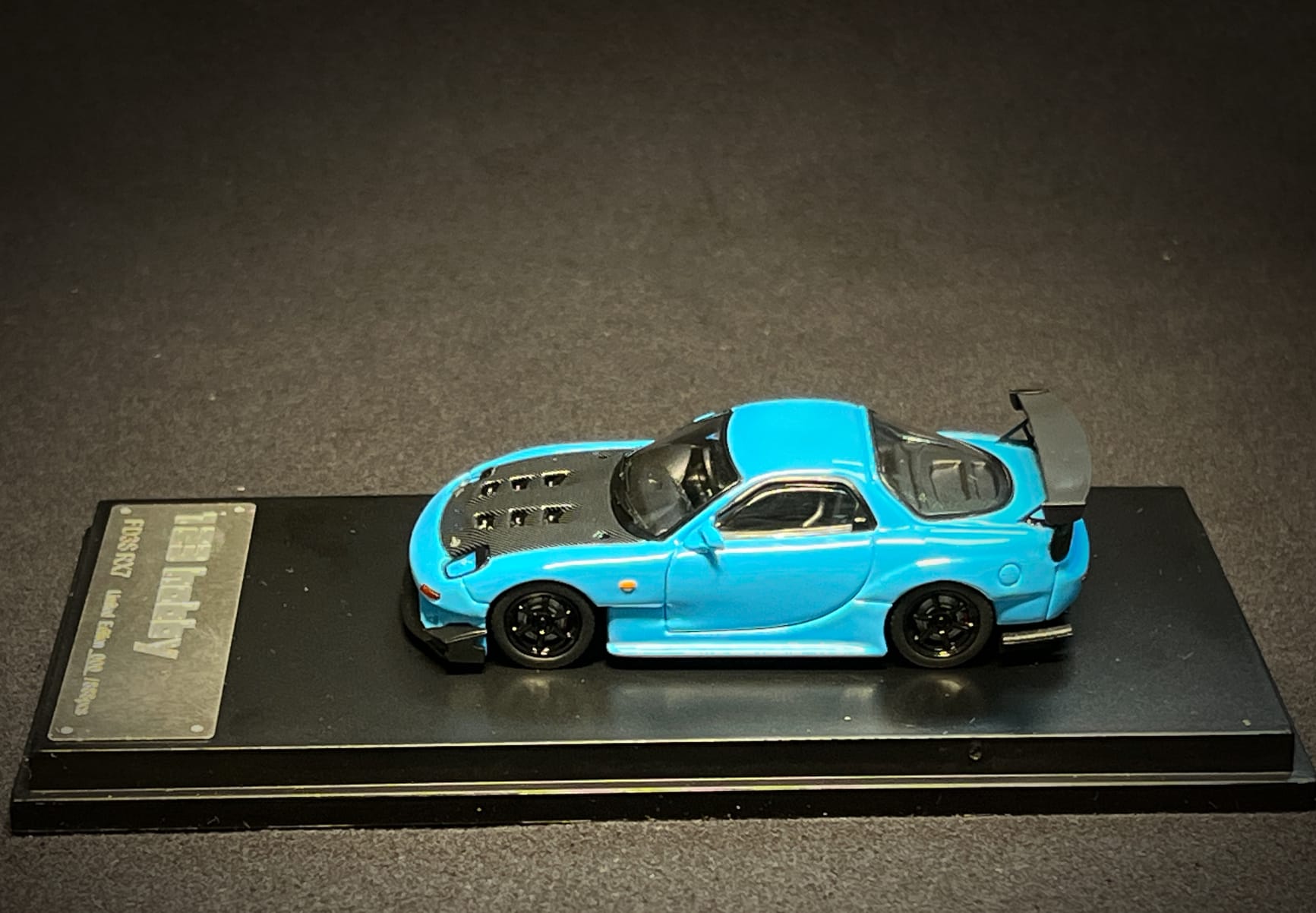 123 Hobby Mazda FD3S RX-7 in Baby Blue 1:64