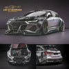 TOP MODELS Modified Audi RS^ Wagon Silver/Gray With Ferrari Engine 1:64