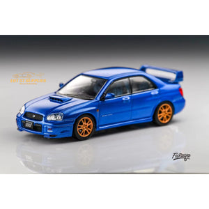 (Pre-Order) Furuya Subaru Impreza WRX STI 8th Gen Blue Gold Wheels 1:64