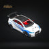 CM Model Mitsubishi Evolution X Varis White Blue Stripes 1:64 CM64-EVOX-09