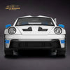 TPC Porsche 911 992 GT3 RS White With Blue Wheels Ordinary Version 1:64