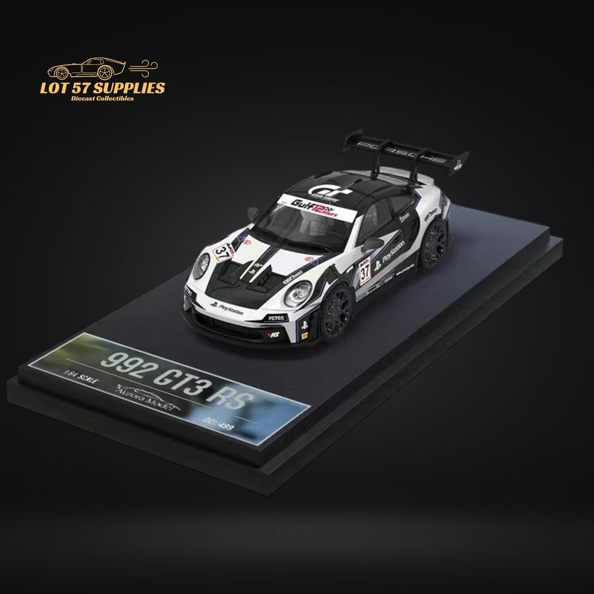 Aurora Model Porsche 992 GT3 RS GT Livery Ordinary Version 1:64