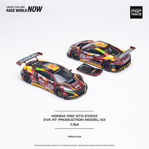 Pop Race Honda NSX GT3 EVO22 EVA RT PR640108 1:64