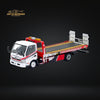 Unique Model Hino 300 Dutro Flatbed Flatbed Tow Truck in WORLD CHAMPION Livery 1:64