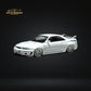 CUSTOM KAIDO Nissan Skyline GT-R R33 GREDDY V1 in White 1:64 KHMG113