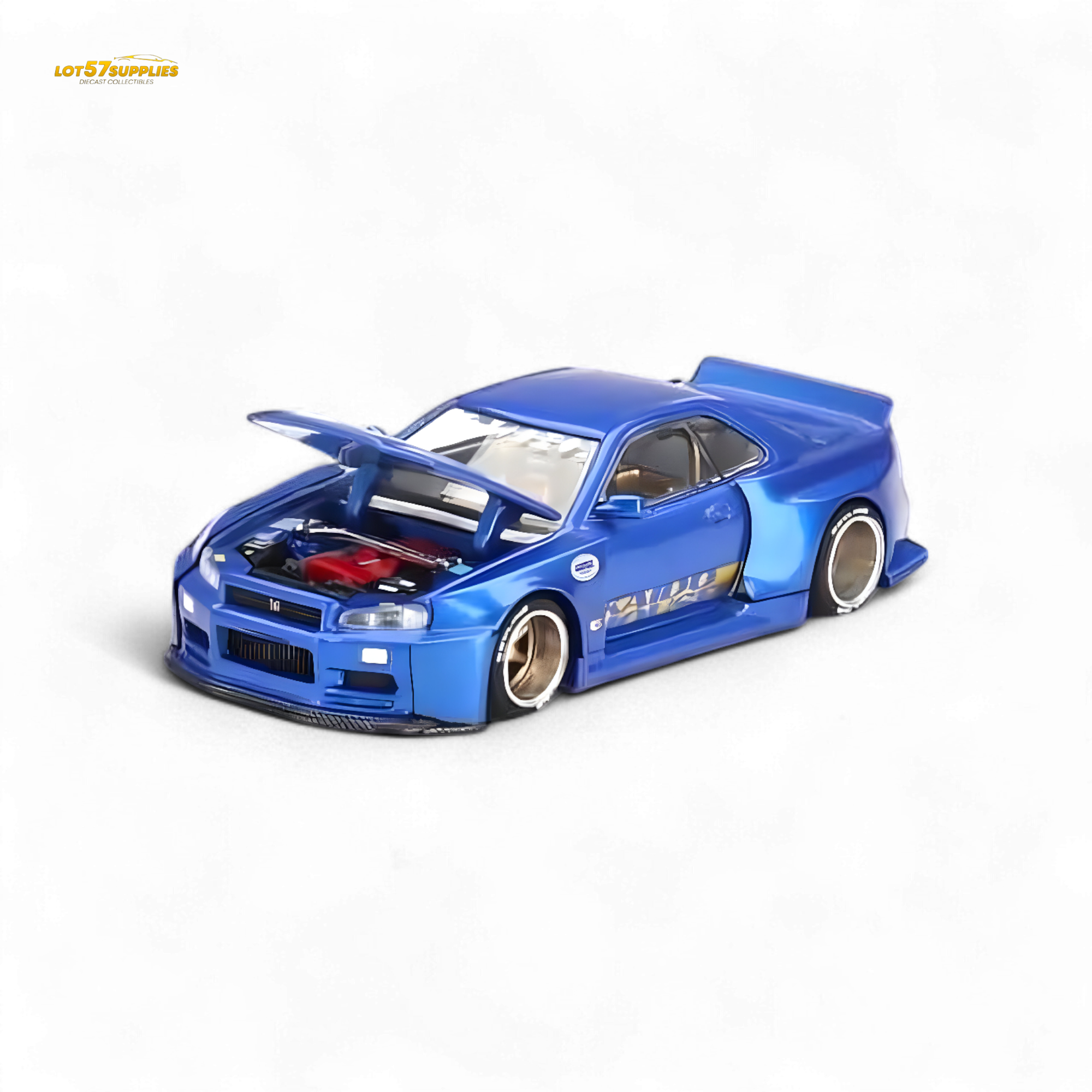 【爆売り！】 Mini - V2 R34 GT-R Skyline Nissan GT Scale 1:64 | House Kaido x ミニカー