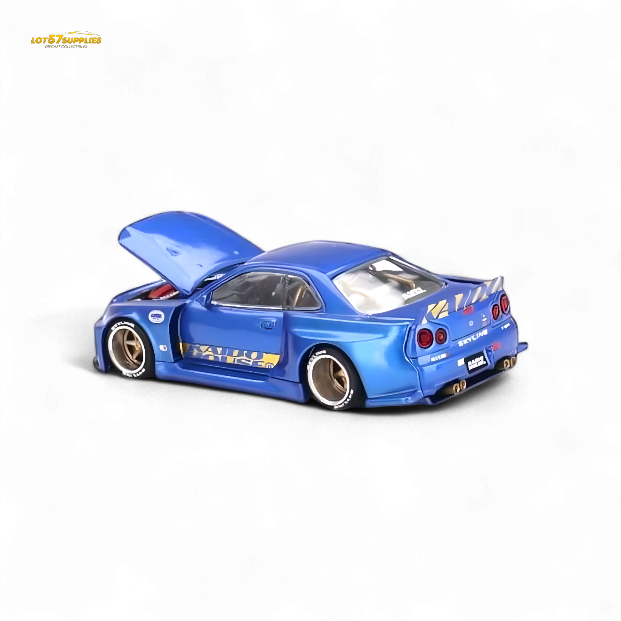 Nissan Skyline GT-R R34 V2 - Mini GT x Kaido House | 1:64 Scale Nissan Skyline GT-R R34 V2 - Mini GT x Kaido House | 1:64 Scale