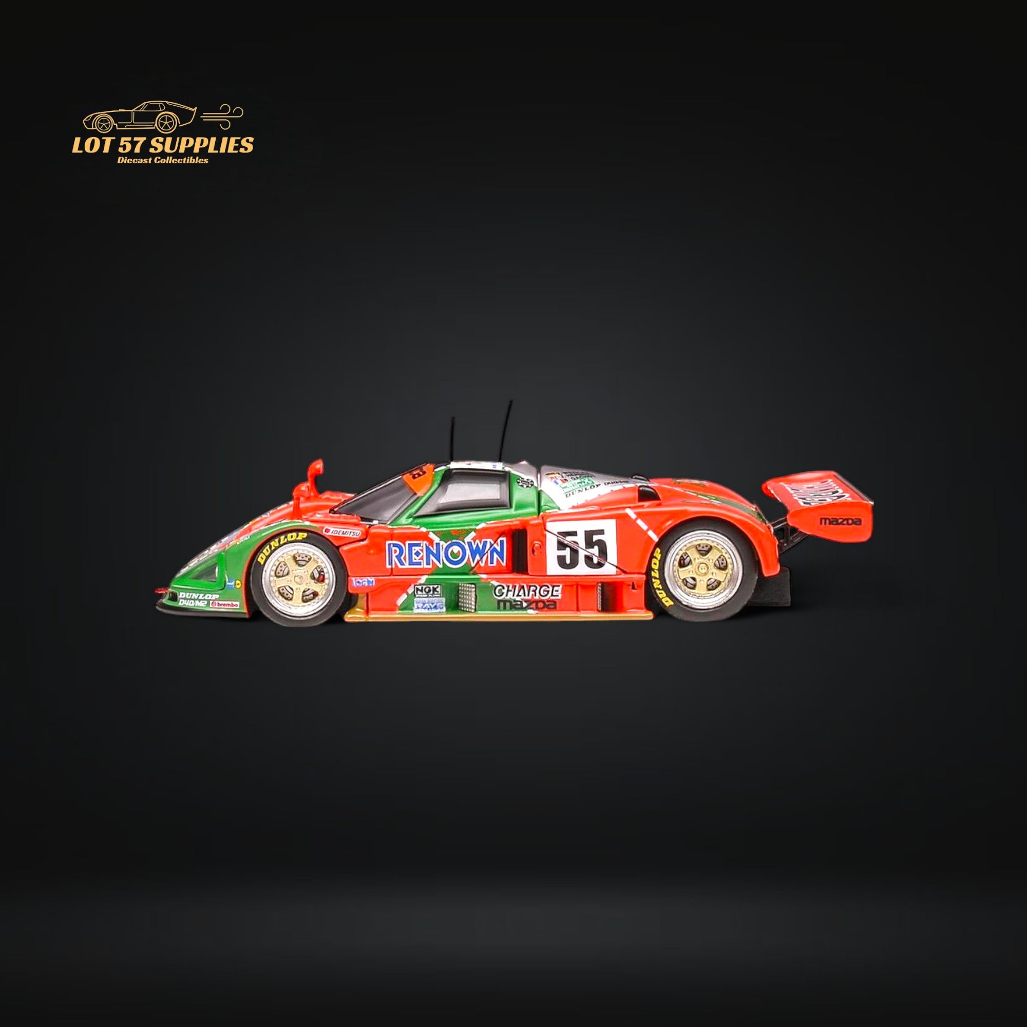 Pre-Order) MOTORHELIX Mazda 787b #55 Le Mans Championship 1991 Winner