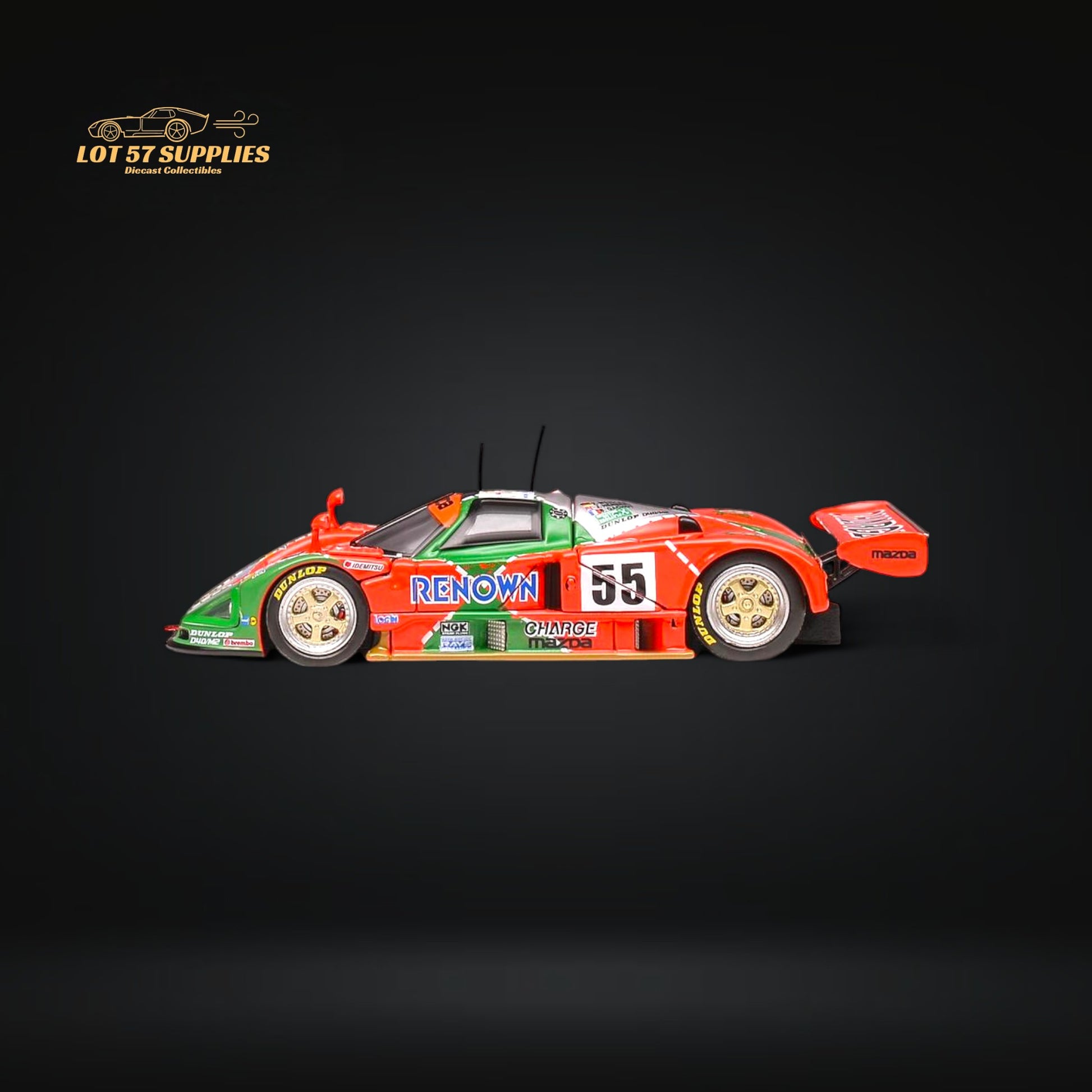 MOTORHELIX Mazda 787b #55 Le Mans Championship 1991 Winner 1:64